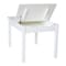 International Concepts Rectangle Table with Lift Up Top For Storage, 24 W, 33.1 L, 22.2 H, Wood, White JT08-2532L - alternate 8